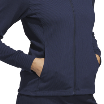 Adidas Dames W Textured Golfvest Navy