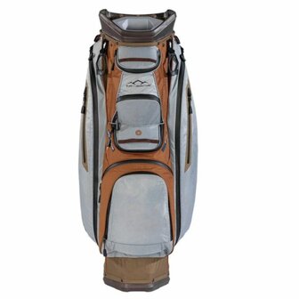 Sun Mountain C-130 H2NO Cartbag Waterdicht Leather Shadow Otter