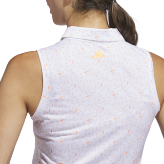 Adidas W Ultimate Printed Dames Mouwloze Polo AOP