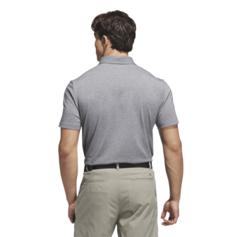 Adidas Heren Golfpolo Go To Rise Print Carbon