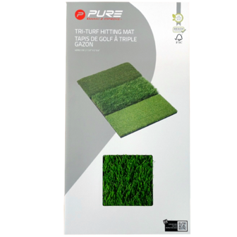 Pure2Improve Tri-Turf Hitting Mat 