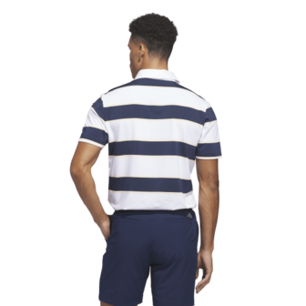 Adidas Heren Golfpolo Ultimate 365 Jumbo Stripes