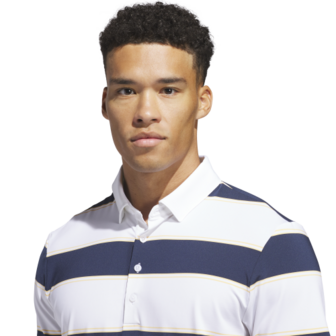 Adidas Heren Golfpolo Ultimate 365 Jumbo Stripes