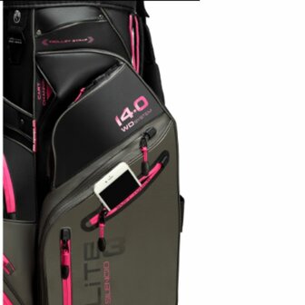 Big Max Silencio 3 Dri Lite Cartbag Grijs Zwart Pink
