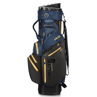 Big Max Silencio 3 Dri Lite Cartbag Navy Zwart Geel
