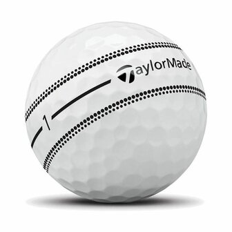 Taylormade TP5 Stripe Golfballen Wit 2026