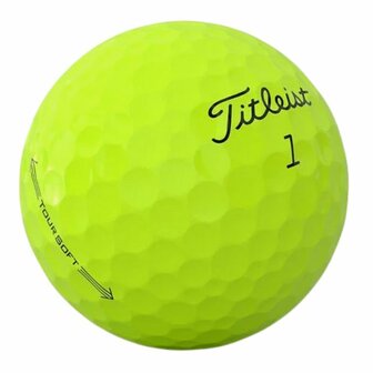 Titleist Tour Soft Golfballen Geel 2026