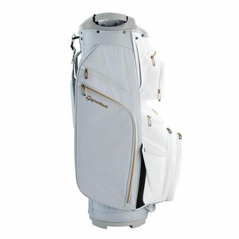 Taylormade TM24 Cartbag Kalea Grijs Wit Goud