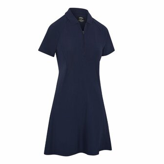 Callaway Ribbed Dames Golf Jurk Navy