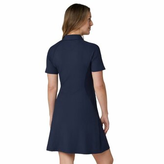 Callaway Ribbed Dames Golf Jurk Navy