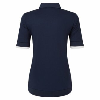 Footjoy Texture Knit Dames Polo Shirt Navy