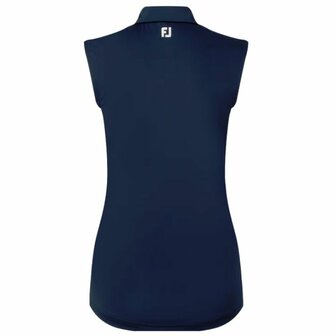 Footjoy Mouwloze Dames Polo Lisle Navy