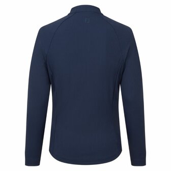 Footjoy Full Zipp Rib Midlayer Dames Navy