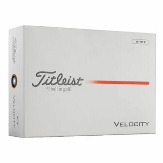 Titleist Velocity Golfballen Wit 2026