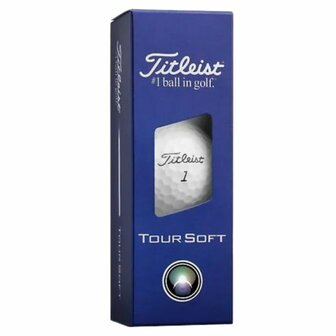 Titleist Tour Soft Golfballen Wit 2026