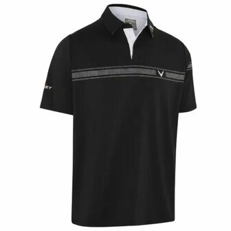 Callaway - Odessey Heren Block Golfpolo Zwart