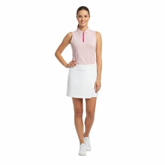 Callaway Premium  Opti Dri Mouwloze Polo Pink Beige