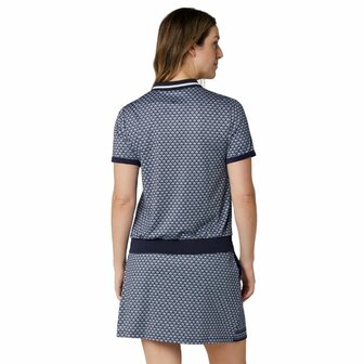 Callaway Premium  Scarf Geo Dames Golfpolo Navy