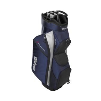 Wilson Feather Cartbag Navy/Silver