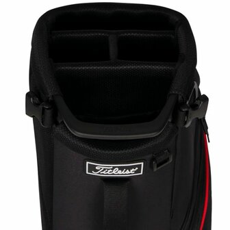 Titleist Players S4 Standbag Zwart Rood
