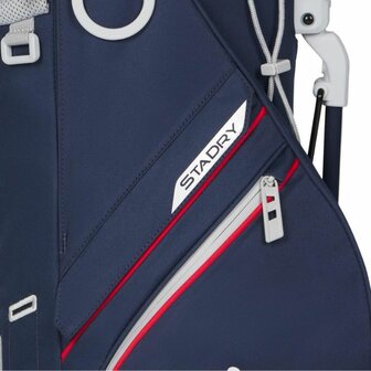 Titleist Players S4 Stadry Standbag Navy Rood Wit