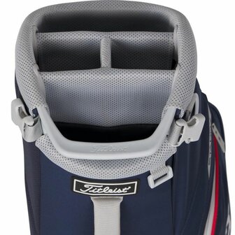Titleist Players S4 Stadry Standbag Navy Rood Wit