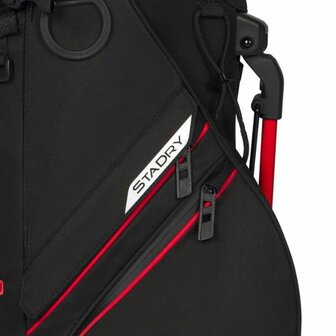 Titleist Players S4 Stadry Standbag Zwart Rood
