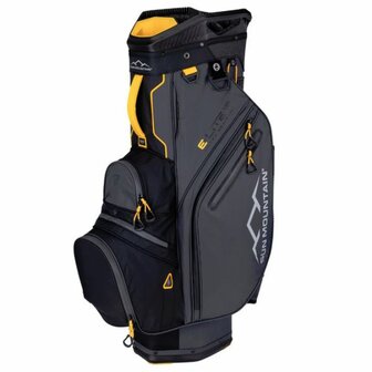 Sun Mountain E-Lite 14 Way Hybrid Cartbag Black Steel Gold
