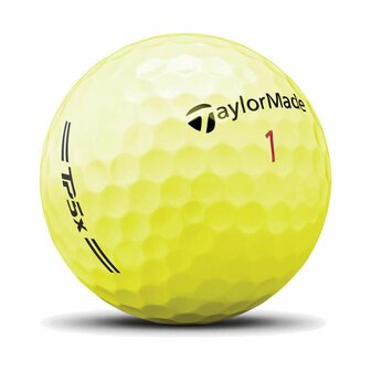 Taylormade TP5X Golfballen Hi-Vis Geel 12 stuks 2026