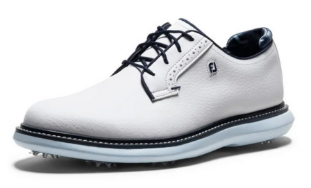 Footjoy Heren Golfschoenen Traditions Wit Sky Blue