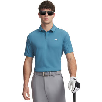 UA T2G Pique Polo-Boundless Blue