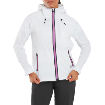 Footjoy HydroKnit Dames Golfjas Wit/Roze