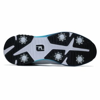 Footjoy Heren Golfschoenen Tour Rival Wit Navy Blauw