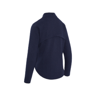 Callaway 1/2 Zip Quilted Knit Pullover Dames Peacoat