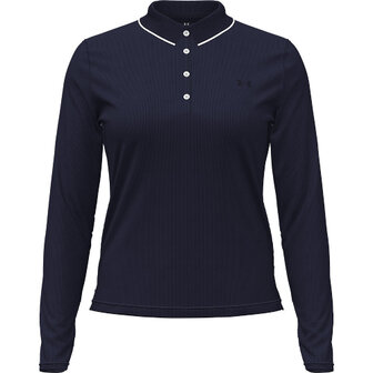 Under Armour Drive Chill LS Polo Midnight Navy