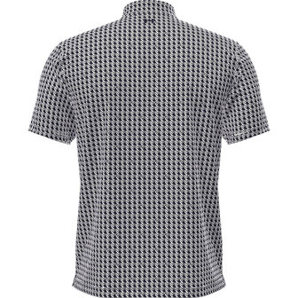 Under Armour T2G Polo Print Houndstooth Deuces White