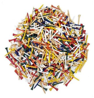 Mixed Tees 54 mm 1000 stuck