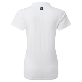 Footjoy Stretch Pique Dames Polo Shirt wit 