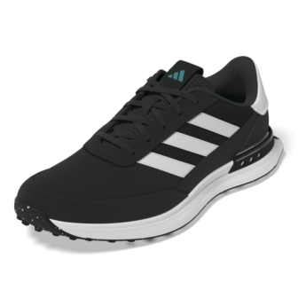Adidas S2G  SL 24 Leder Heren Golfschoenen Zwart Wit Purtea