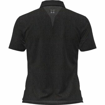 Under Armour Halo Bonded Jacquard Polo Zwart