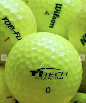 Lakeballs Gekleurd Geel 100