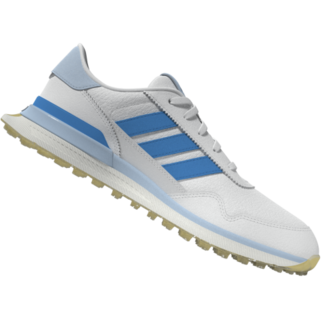 Adidas Dames S2G 26 Leather Spikeless Golfschoenen Wit-Blauw