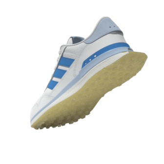 Adidas Dames S2G 26 Leather Spikeless Golfschoenen Wit-Blauw