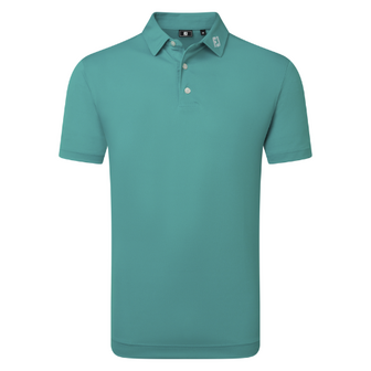 Footjoy Stretch Pique Poloshirt Field Tile Blue