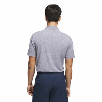 Adidas Ultimate365 Tour Deco Heren Golfpolo Slate Grijs
