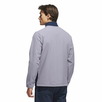 Adidas Ultimate365 Wind Volledige Ritssluiting Heren Golfsweater Navy Slate
