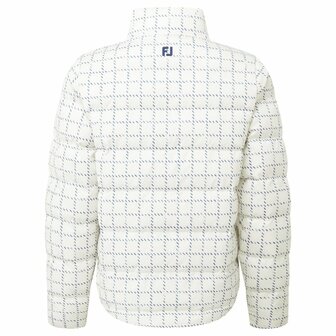 Footjoy Lightweight Insulated Women's Golf Jacket Windproof Beige Navy