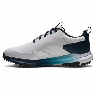 Footjoy Heren Golfschoenen Tour Rival Wit Navy Blauw