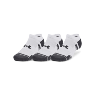 Under Armour Performance Tech Golfsokken Kort Wit 3 pack 