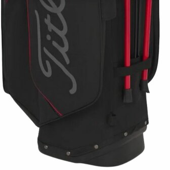 Titleist Players S5 StaDry Standbag Black Red Graphite